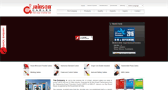 Desktop Screenshot of jainsoncablesindia.com