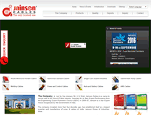 Tablet Screenshot of jainsoncablesindia.com